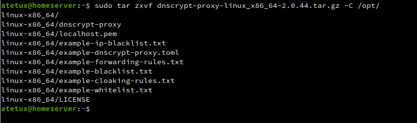 extract dnscrypt source